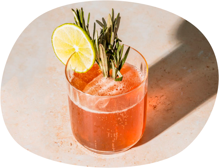 un vert cocktail